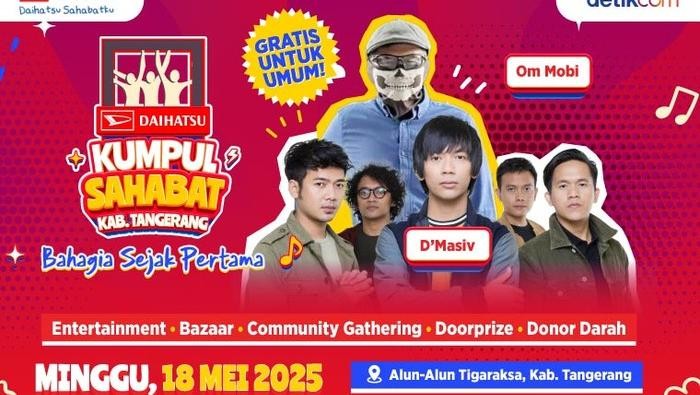 Daihatsu Kumpul Sahabat Tangerang: Konser D'Masiv Akhir Pekan!