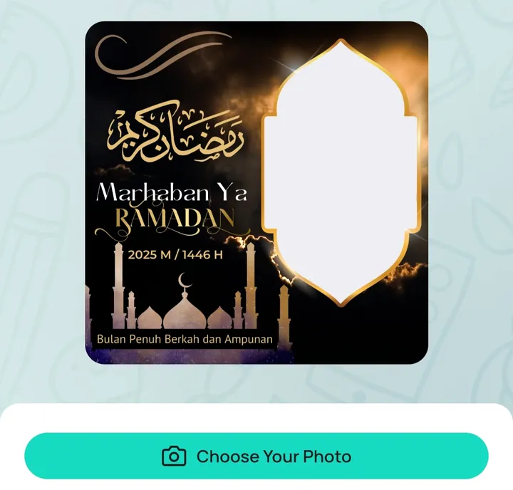 Download Twibbon Ramadhan 2025 PNG JPG Gratis: Template Sumenep