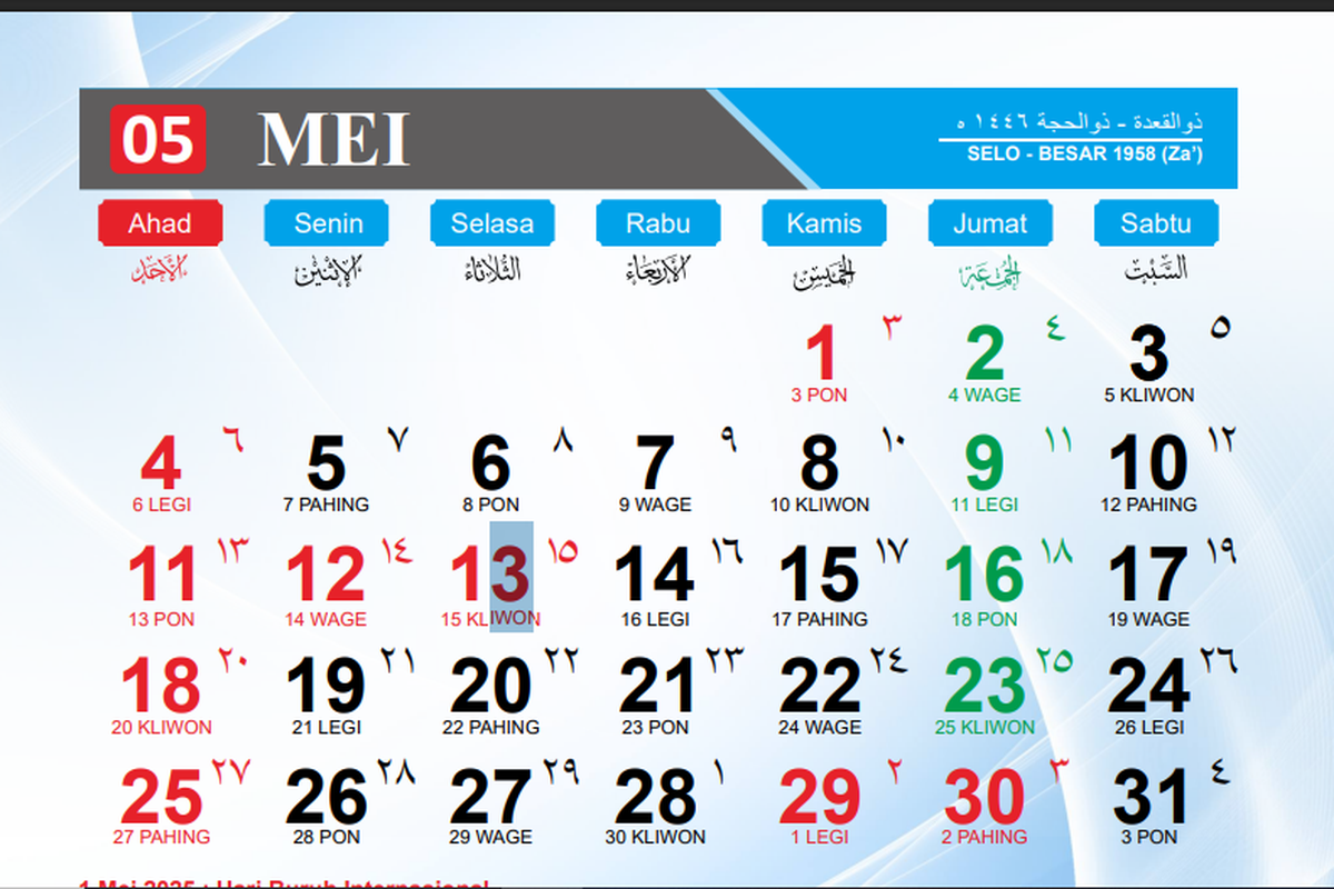 Libur Panjang Mei: Long Weekend Tiap 2 Minggu! Catat Jadwalnya