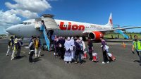 Lion Air Antar 1644 Jemaah Haji Bengkulu Menuju Padang
