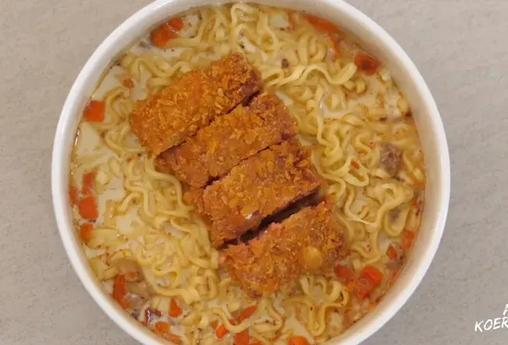 Resep Mie Kornet Goreng Kriuk, Kuah Susu: Favorit Anak!