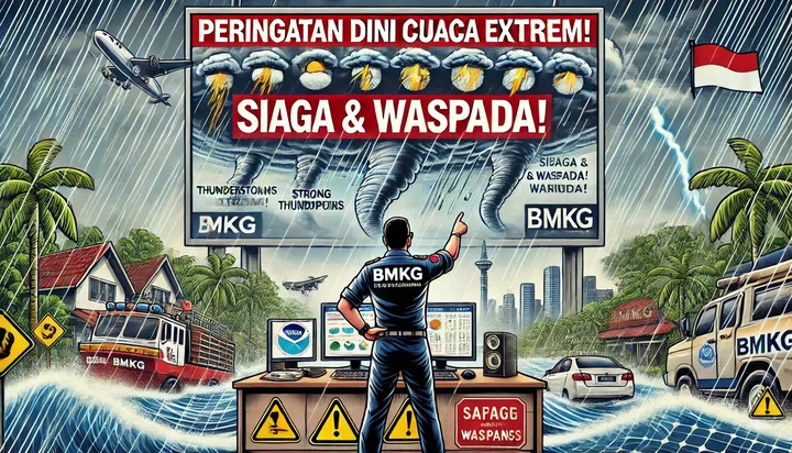 Sumbar Diguyur Hujan Lebat Malam Ini: Waspada Petir & Angin Kencang