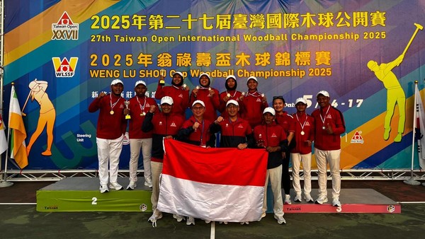 Woodball Indonesia Berjaya! Raih 3 Medali Taiwan Open 2025
